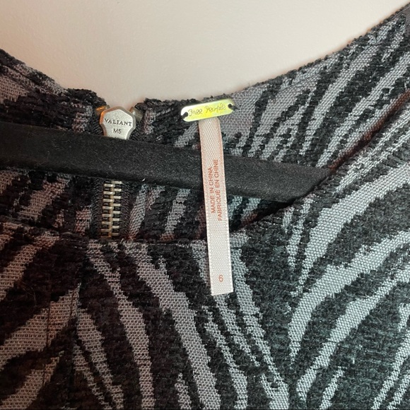 Free people mini dress zebra print - Picture 3 of 6